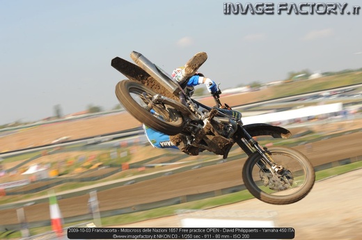 2009-10-03 Franciacorta - Motocross delle Nazioni 1657 Free practice OPEN - David Philippaerts - Yamaha 450 ITA